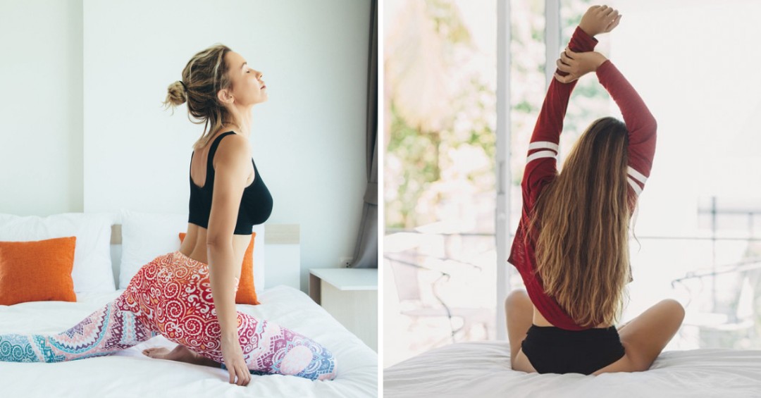 Lazy Yoga: 5 Relaxing Yoga Poses You Can in Your Own Bed
