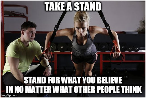 Take a stand